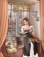 Steampunk-Frauen mit Tieren-Malbuch fur Erwachsene