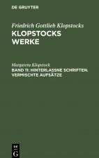 Hinterlassne Schriften. Vermischte Aufsatze