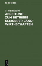 Anleitung Zum Betriebe Kleinerer Landwirthschaften