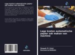 Lage kosten automatische papier zak maken van machine