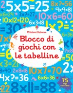 Blocco di giochi con le tabelline