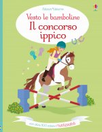 concorso ippico. Vesto le bamboline. Con adesivi