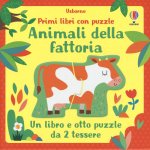 Animali della fattoria. Primi libri con puzzle