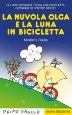nuvola Olga e la luna in bicicletta. Stampatello maiuscolo