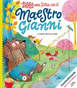 orso pescatore. Stampatello maiuscolo
