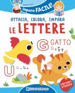lettere dell'alfabeto. Con adesivi