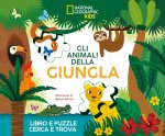 animali della giungla. Libro e puzzle cerca e trova