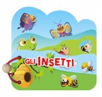 insetti. Libri in legno