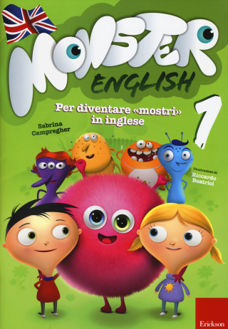 Monster english. Per diventare «mostri» in inglese. Con adesivi