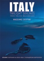 Italy. Twilight skylines from police helicopters. Ediz. inglese e russa