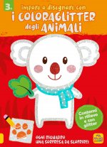 Imparo a disegnare con i coloraglitter degli animali