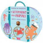 sottomarino degli animali. Puzzle in viaggio
