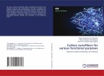 Carbon nanofibers for various functional purposes