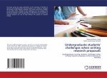 Undergraduate students' challenges when writing research proposals