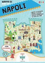 Mappa di Napoli. Con adesivi