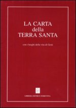 Carta della Terra Santa con i luoghi della vita di Gesù
