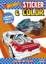 Hot wheels. Sticker & color. Con adesivi