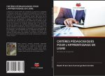CRIT?RES PÉDAGOGIQUES POUR L'APPRENTISSAGE EN LIGNE