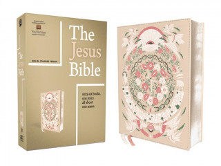 Jesus Bible Artist Edition, ESV, Leathersoft, Peach Floral