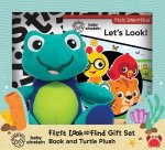 Baby Einstein: Let's Look! First Look and Find Gift Set Book and Turtle Plush: Book and Turtle Plush