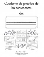 Cuaderno de practica de las consonantes
