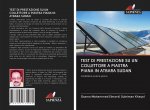 TEST DI PRESTAZIONE SU UN COLLETTORE A PIASTRA PIANA IN ATBARA SUDAN