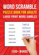 Word Scramble Puzzle Books for Adults