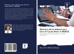 Memory aid to defend your End-of-Cycle Work in MERISE