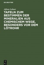 Tafeln Zum Bestimmen Der Mineralien Aus Chemischem Wege, Besonders VOR Dem Loetrohr