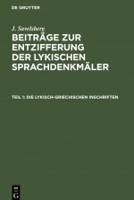 Die Lykisch-Griechischen Inschriften