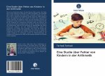 Eine Studie über Fehler von Kindern in der Arithmetik