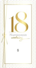 Karnet PM-191 Urodziny 18 (osiemnastka, cyfry)
