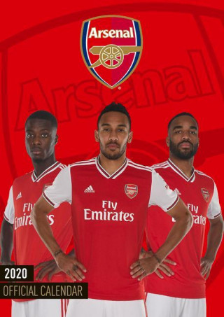 Official Arsenal FC A3 Calendar 2022