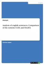 Analysis of english sentences. Comparison of the systems CGEL and ISAAVA