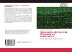 Seminarios de tesis de Pregrado de Matemática