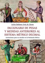 Diccionario de pesas y medida anteriores al sistema métrico