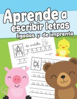 Aprende a escribir letras ligadas y de imprenta