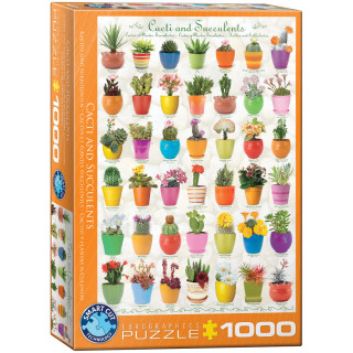 Puzzle 1000 Cacti & Succulents 6000-0654