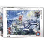 Puzzle 1000 Le Bouquet de Paris by Chagall 6000-0850
