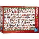Puzzle 1000 Holiday Dogs 6000-0939