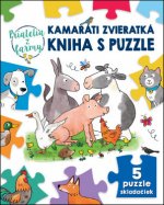 Kamaráti zvieratká kniha s puzzle