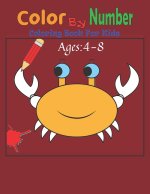 Color By Number Coloring Book For Kids