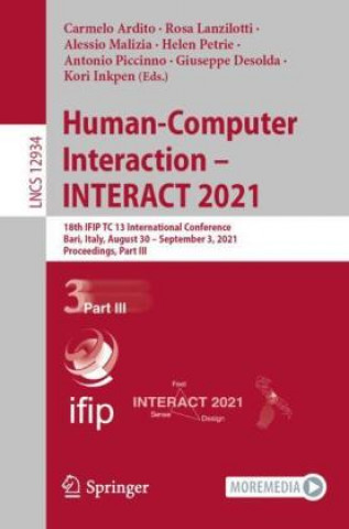 Human-Computer Interaction - INTERACT 2021