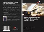 esame dell'articolo 39 della Carta delle Nazioni Unitex