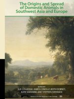 Origins and Spread of Domestic Animals in Southwest Asia and Europe