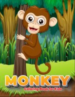 Monkey coloring book for Kids
