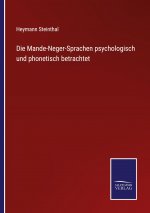 Mande-Neger-Sprachen psychologisch und phonetisch betrachtet