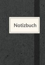 Notizbuch für die Arbeit - A5 liniert - 100 Seiten 90g/m? - Soft Cover anthrazit meliert - FSC Papier