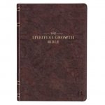 The Spiritual Growth Bible, Study Bible, NLT - New Living Translation Holy Bible, Faux Leather, Walnut Brown