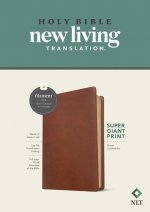NLT Super Giant Print Bible, Filament Enabled Edition (Red Letter, Leatherlike, Brown)